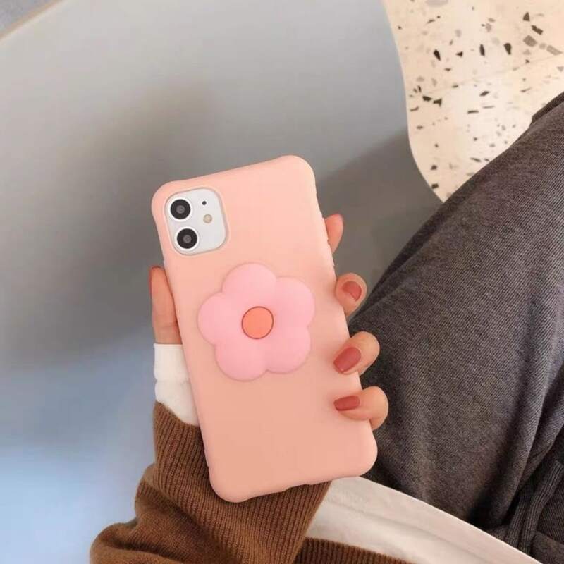 

Floral iPhone Case, Pastel baby pink