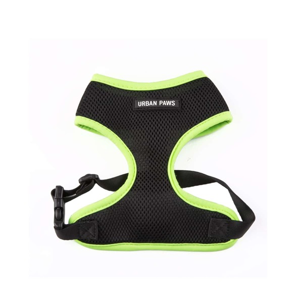 

1pc Dog Contrast Binding Harness, Green