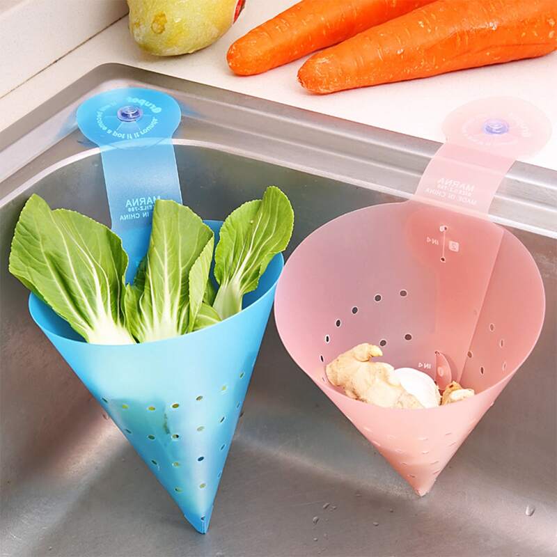

1pc Random Wall Suction Drain Bag, Multicolor