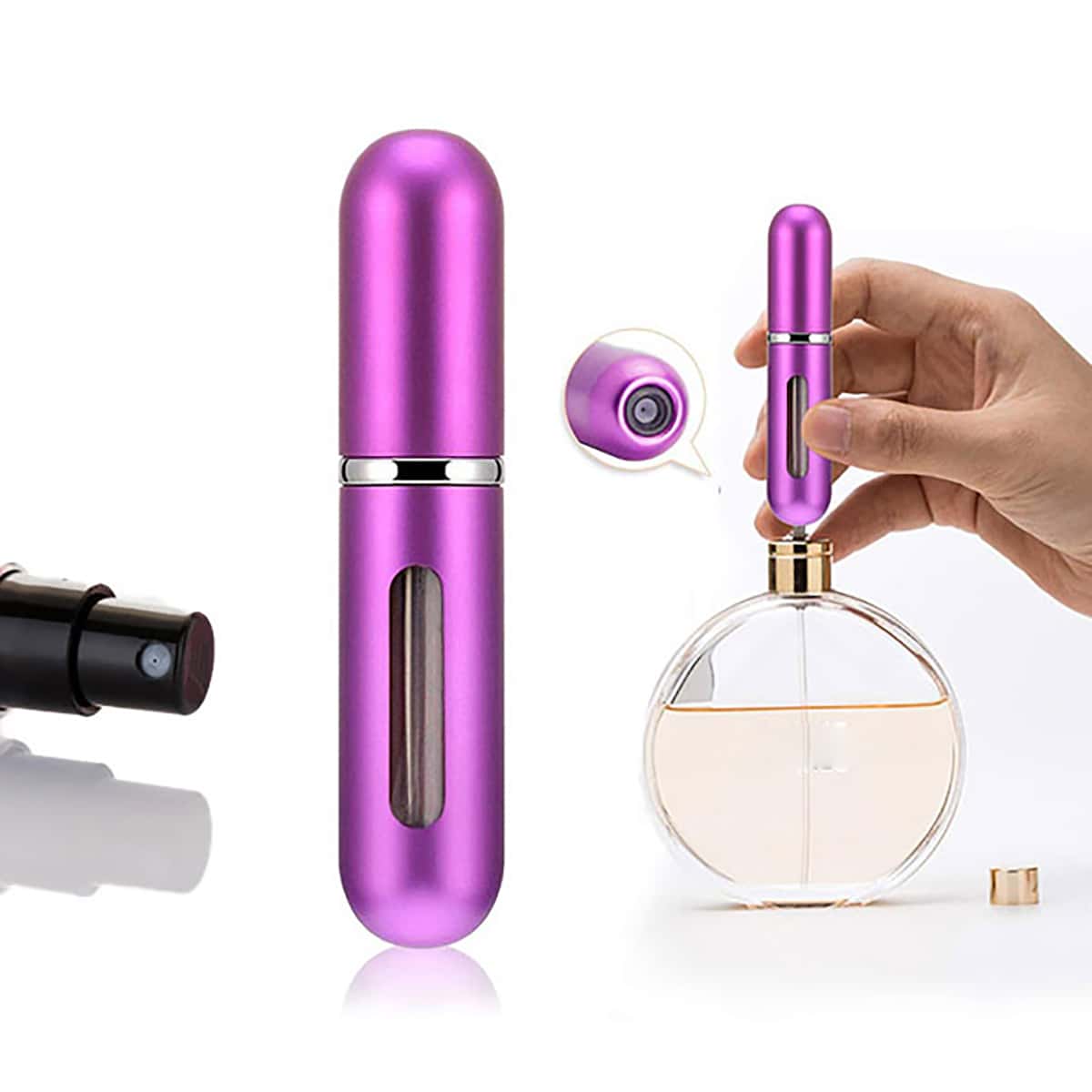 

1pc Perfume Spray Bottle, Purple