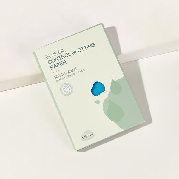 

100pcs Facial Blotting Paper, Blue