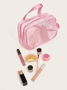 1 Túi đựng mỹ phẩm di động trong suốt, dung tích lớn, túi đựng đồ vệ sinh cá nhân, túi đựng đồ trang điểm du lịch cho nữ, túi đựng đồ trang điểm, túi đựng đồ chăm sóc da, túi đựng đồ vệ sinh cá nhân, khối đóng gói, đồ dùng du lịch, đồ dùng du thuyền, đồ dùng ký túc xá, đồ dùng trang điểm, túi, túi đựng đồ trang điểm, bàn trang điểm, du lịch, túi đựng đồ trang điểm, đồ lưu trữ, đồ dùng trang điểm, túi đựng đồ vệ sinh cá nhân, hộp đựng đồ trang điểm, túi đựng đồ trang điểm - Hồng - Xem 4