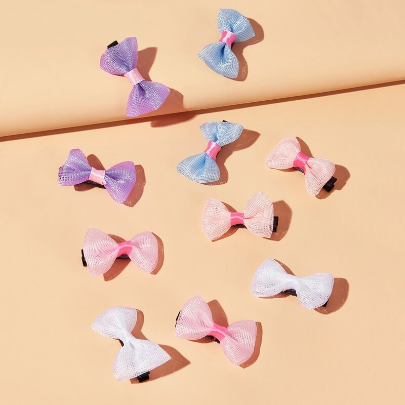 

10pcs Cute Dog Hair Clip, Multicolor