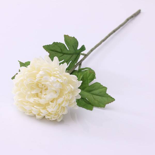 

2branches Artificial Chrysanthemum, White