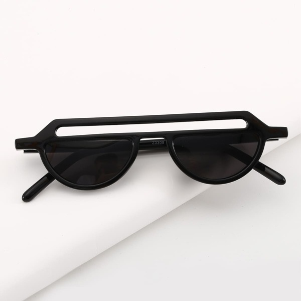

Flat Top Sunglasses, Black