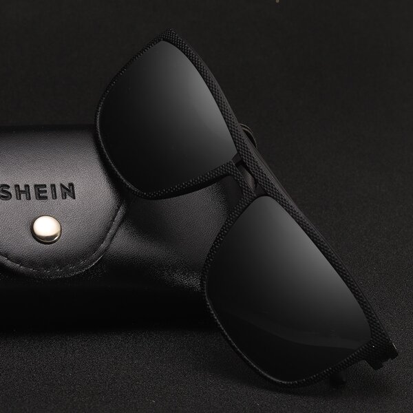 

Men Acrylic Frame Sunglasses, Black