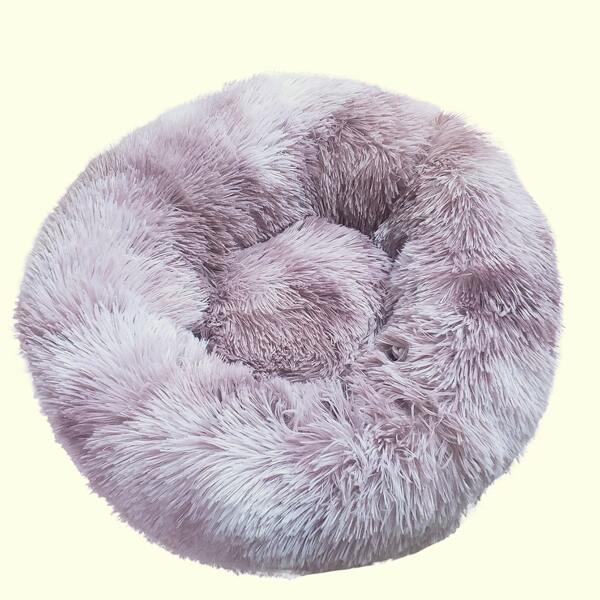 

1pc Plush Dog Bed, Pink