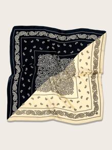Men Paisley Pattern Bandana - Multicolor - View 2