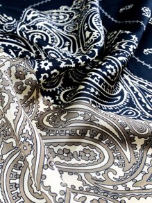 Men Paisley Pattern Bandana - Multicolor - View 3