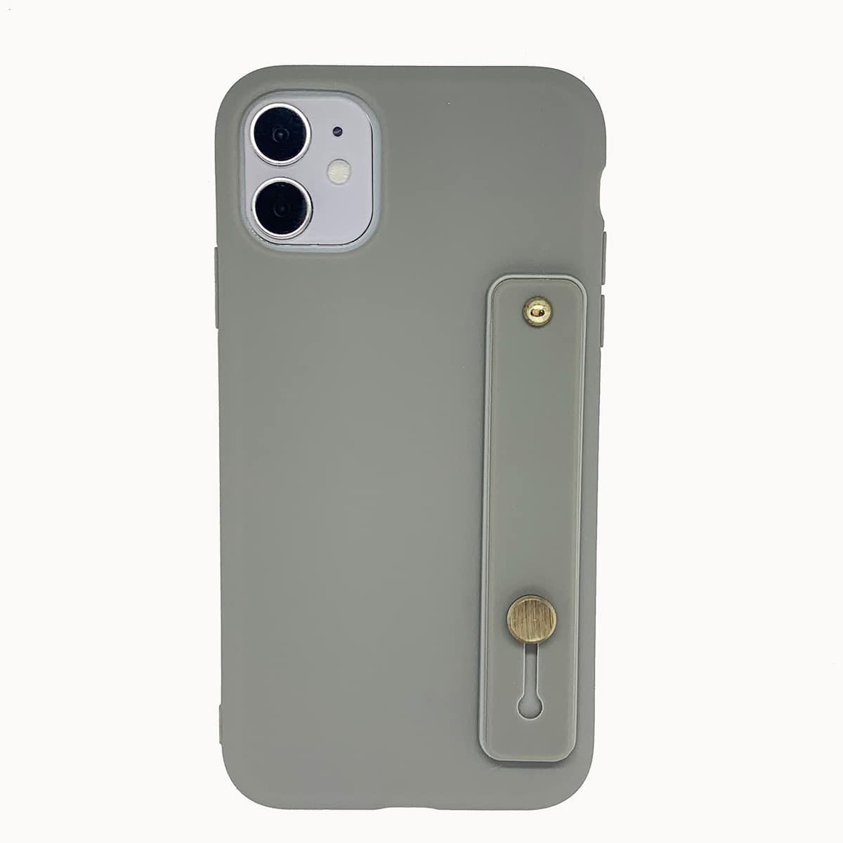 

Solid Hand Strap iPhone Case, Grey