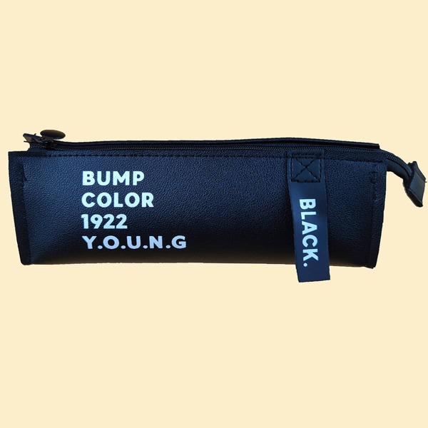 

Letter Graphic Pencil Bag, Black