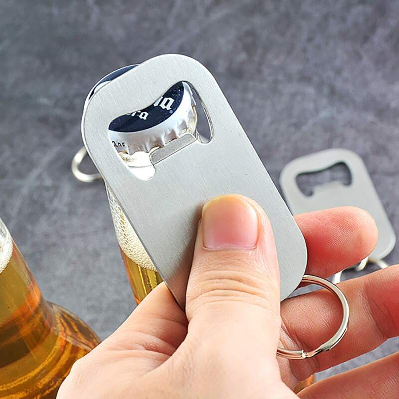 

1pc Stainless Steel Opener, Silver