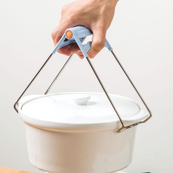 

1pc Anti-scald Bowl Clip, Blue