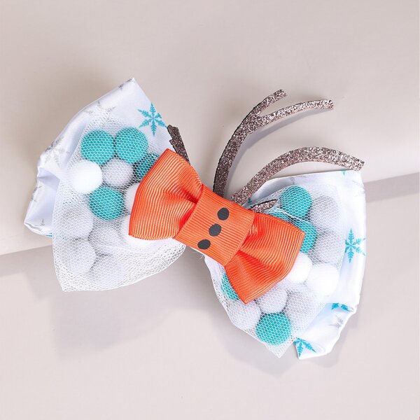 

Halloween Toddler Girls Bow Decor Hair Clip, Multicolor