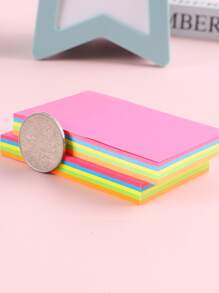1pc Solid Color Sticky Note - Multicolor - View 2