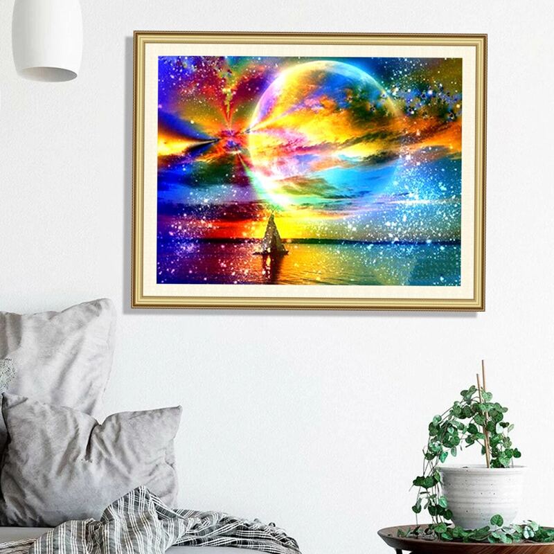 

Planet Pattern Diamond Painting, Multicolor