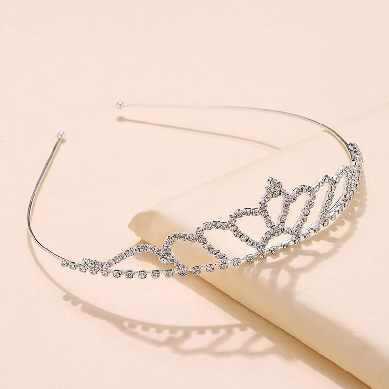 

Rhinestone Hair Hoop, Silver