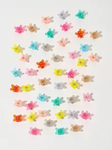 50入組蝴蝶設計髮爪