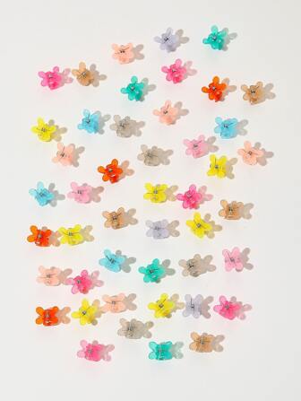 50入組蝴蝶設計髮爪