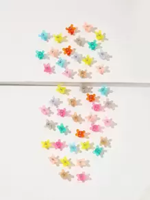 50入組蝴蝶設計髮爪