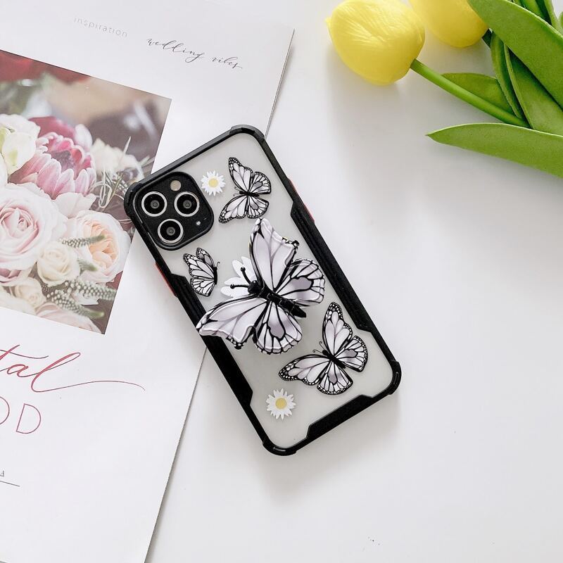 

Butterfly Holder iPhone Case, Black