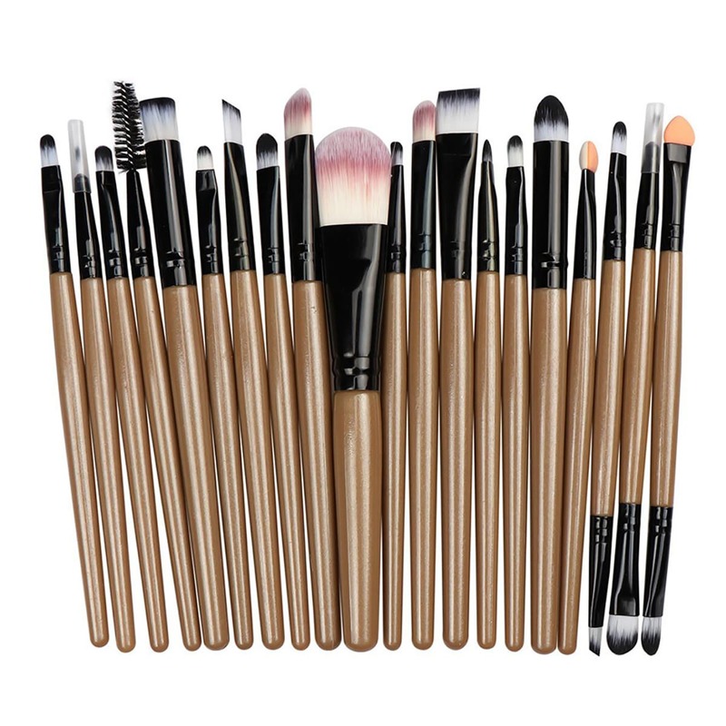 

20pcs Random Makeup Brush Set, Multicolor