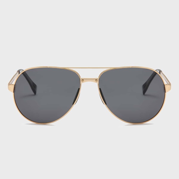 

Men Top Bar Polarized Sunglasses, Gold
