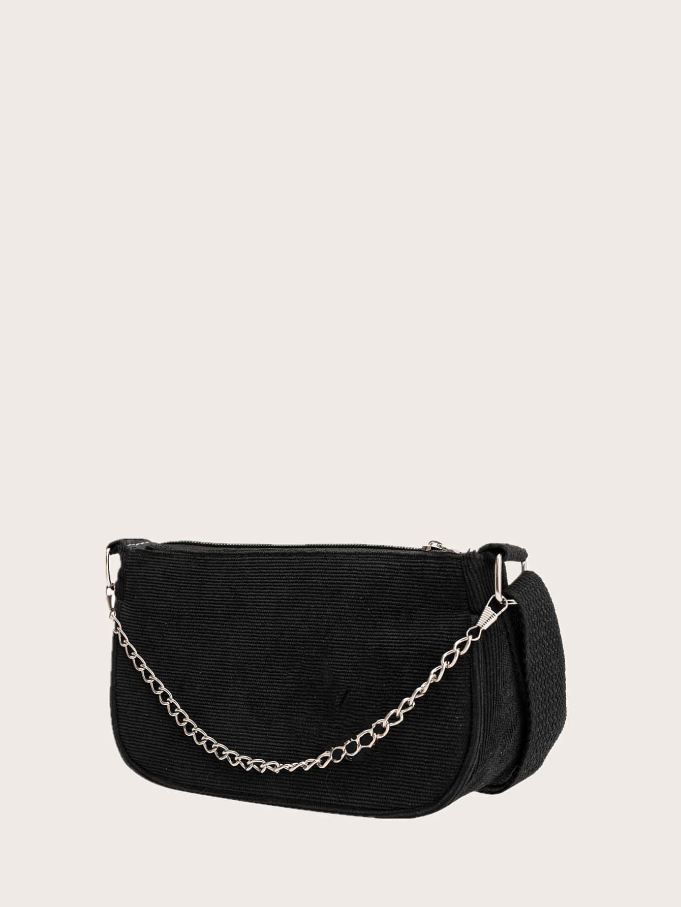 Zwart Vlak Boekentas - Zwart - Bekijken 2