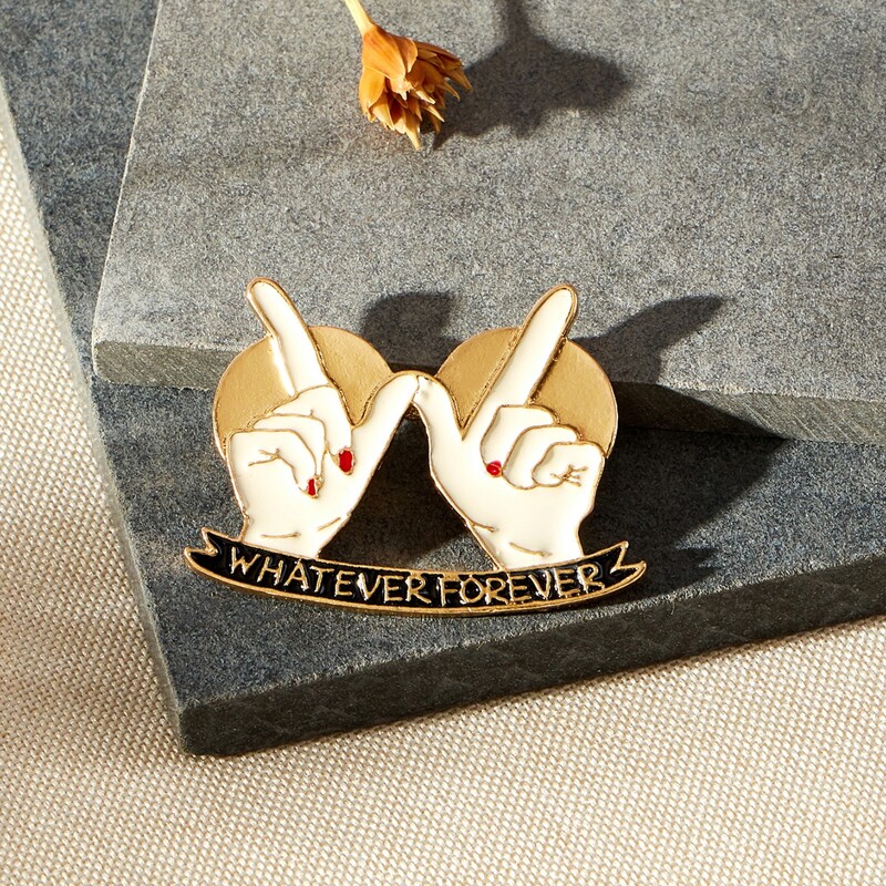 

1pc Hand Brooch, Multicolor