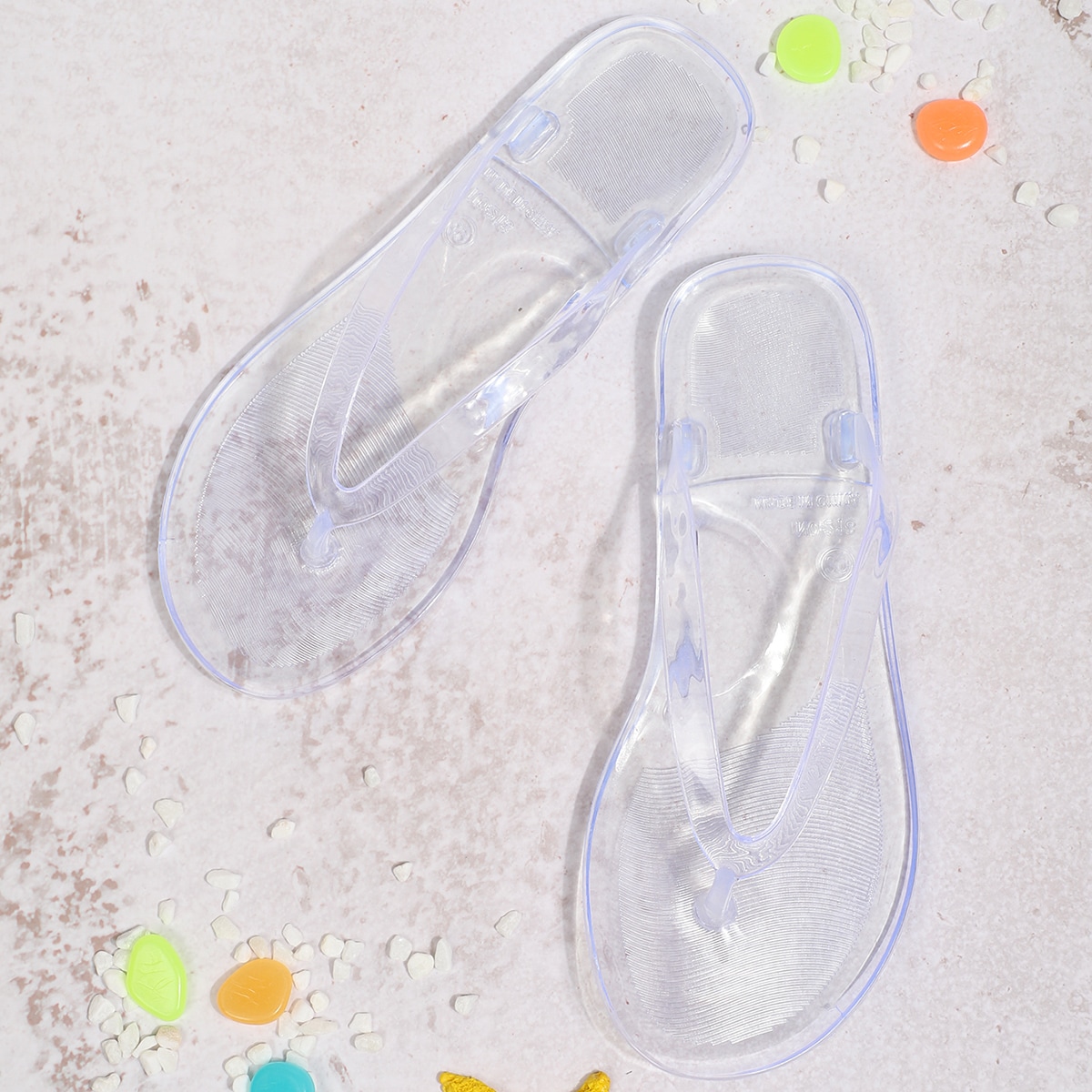 Image of Clear Flip Flops