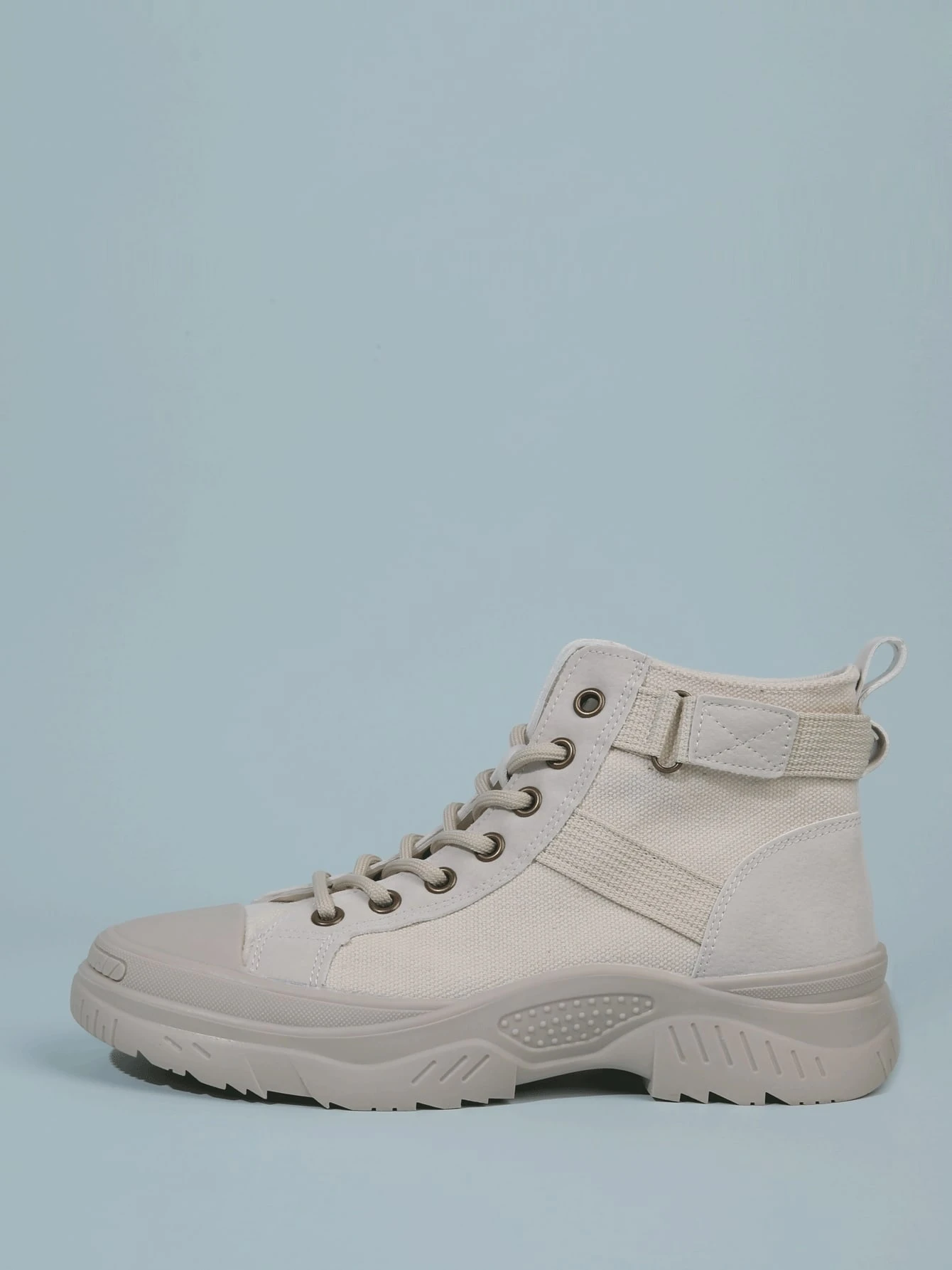 Cap toe canvas combat boots Outlet
