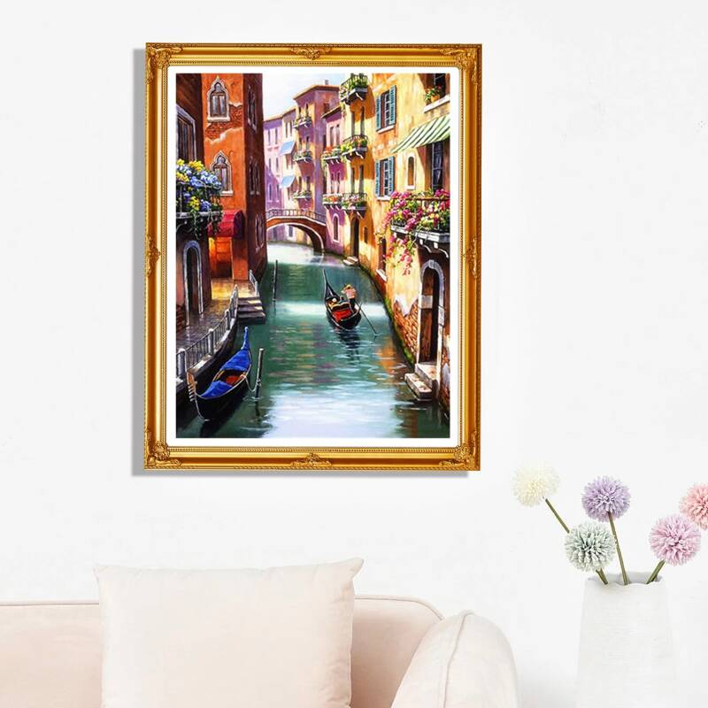 

Building Pattern Diamond Painting, Multicolor