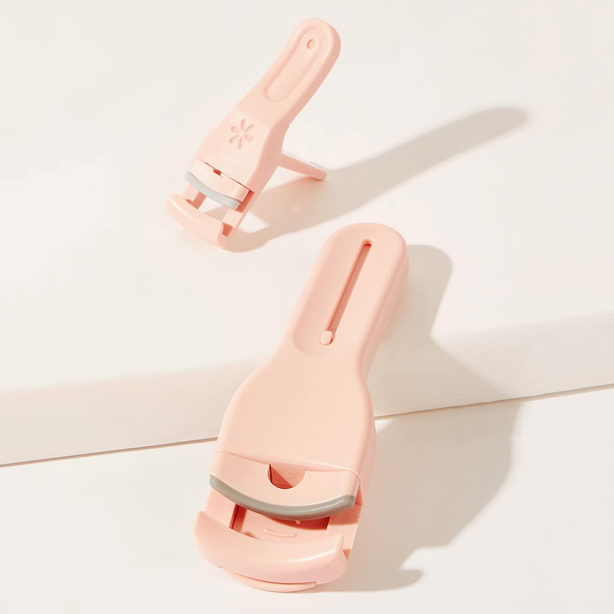 

1pc Eyelash Curler & 1pc Partial Eyelash Curler, Pink