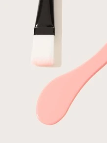 NEFOUME 2pcs  Face Mask Brush Applicator For Mud, Clay Mask, DIY, Modeling Mask, Body Lotion, And BB CC Cream - Pink - View 3