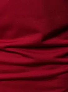 Manfinity Homme 男士拼色polo襯衫 - 酒紅色 - 查看 5