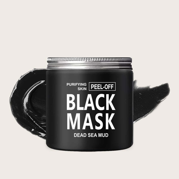 

1pc Dead Sea Mud Facial Sheet, Black