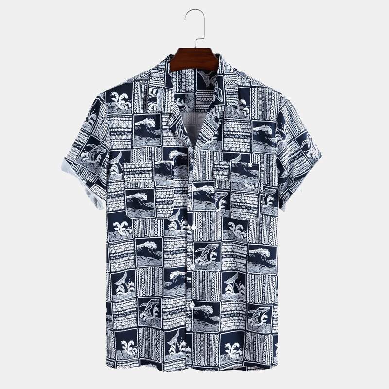 

Guys Allover Print Shirt, Multicolor