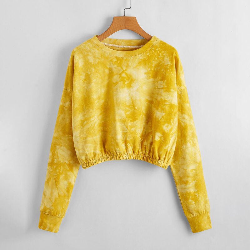 

Tie Dye Sweatshirt, Mustard yellow