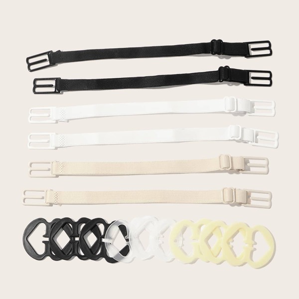 

9pack Bra Buckle With 6pack Bra Strap, Multicolor
