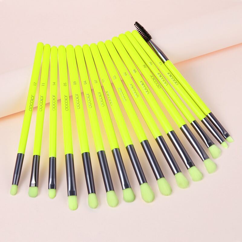 

1pc Neon Lime Eye Makeup Brush Set, Lime green