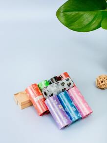 8pcs/Roll Dog Waste Pickup Bags Of -Friendly Material, Each Roll Contains 15 Bags, Single Bag Size 36*31cm, Color Random - Multicolor - View 3