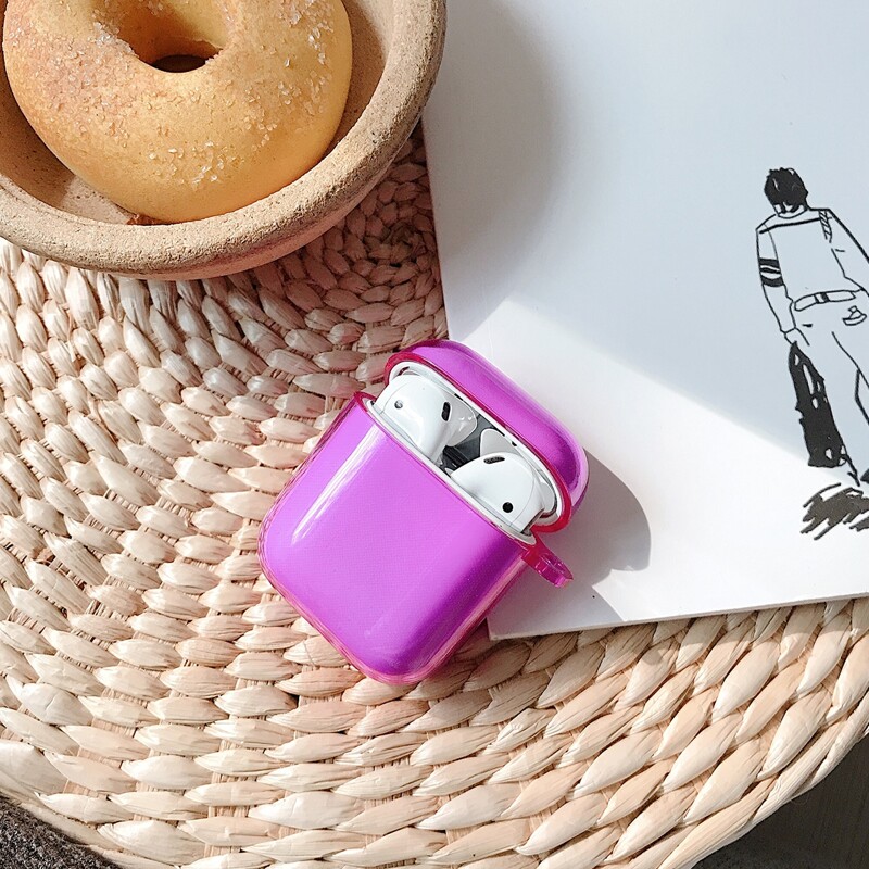 

Clear AirPods Case, Purple