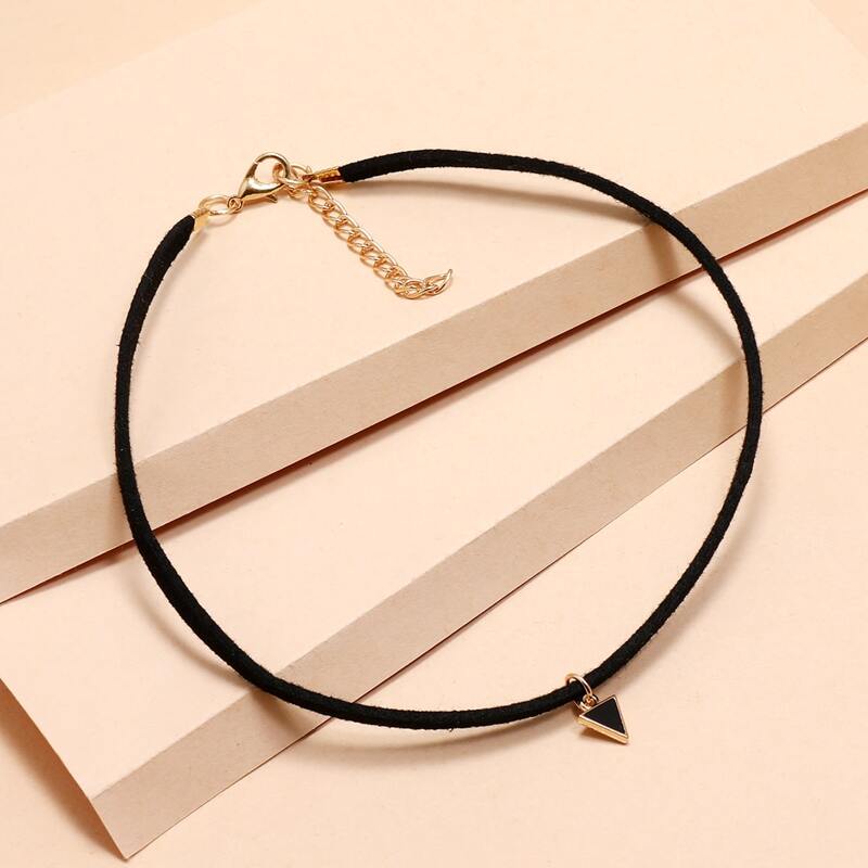 

1pc Triangle Choker, Black