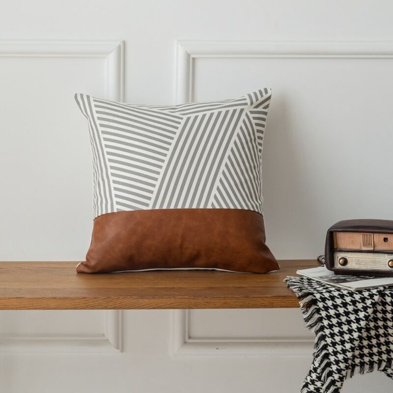 

Geometric Pattern Cushion Cover Without Filler, Multicolor