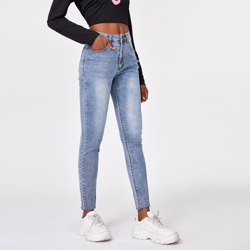 

Light Wash Skinny Jeans