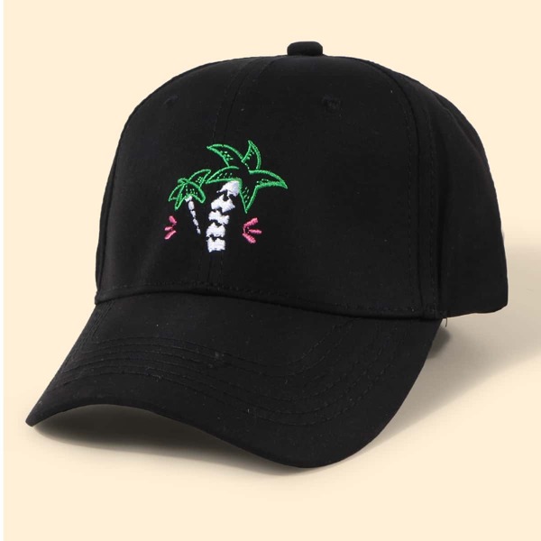 

Kids Tree Embroidered Baseball Cap, Black