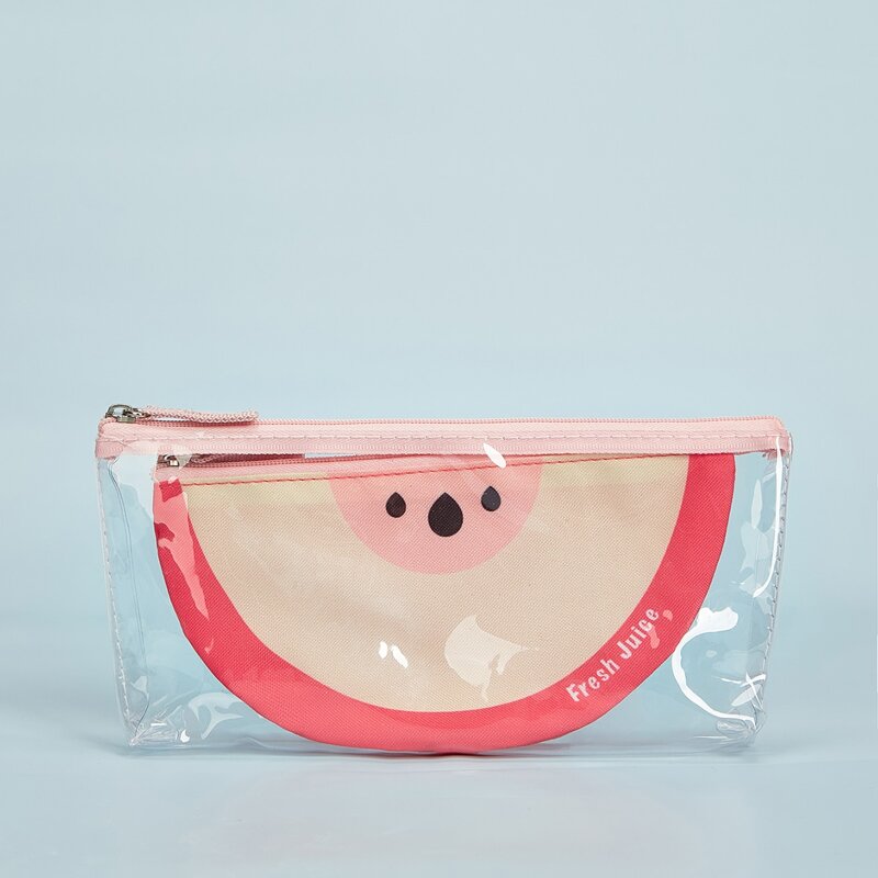 

Fruit Clear Clutch Bag, Multicolor