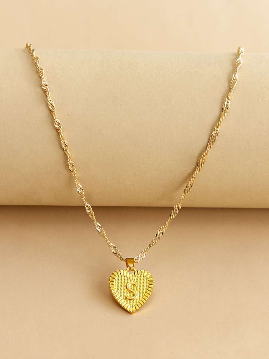 Thiết kế vòng cổ trái tim - Vàng - Xem 1