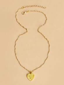 Thiết kế vòng cổ trái tim - Vàng - Xem 2