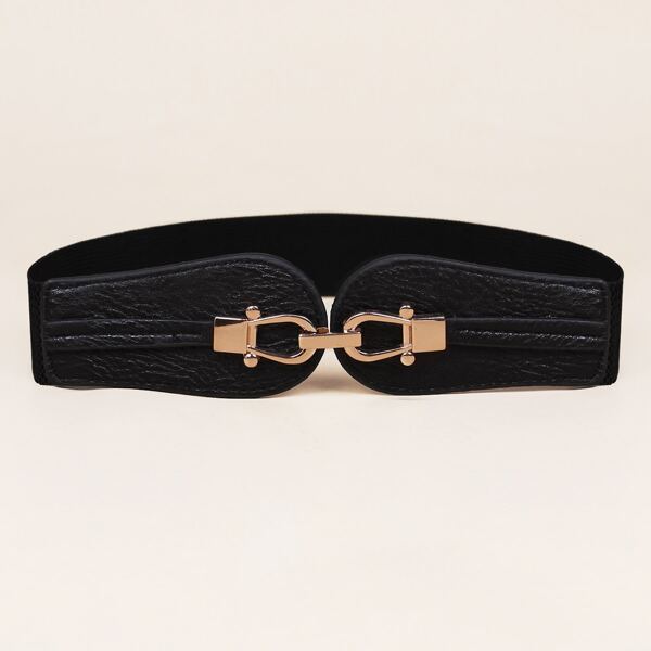 

Kids Metal Buckle Belt, Black